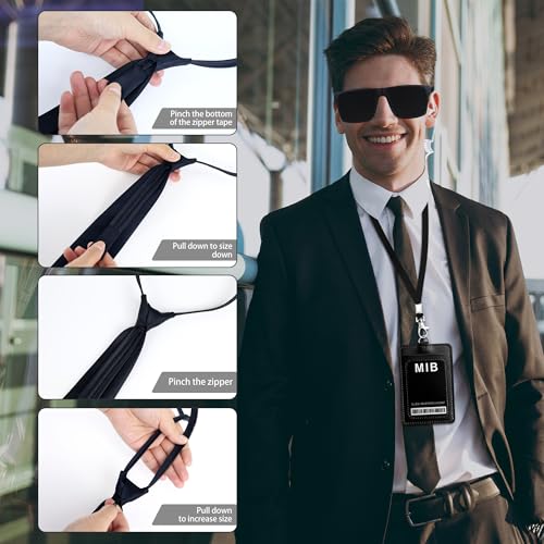 Horolam MIB Agent Costume Accessories, Secret Service Costume Set Spy Costume Accessories for Men Women Kids for Cosplay