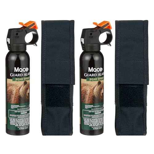 Mace Animal Repellent Sprays - Guard Alaska Bear Spray, Dog Repellent Spray, EPA Registered, Outdoor Safety, Self Defense Protection for Hiking, Camping, Animal Encounter