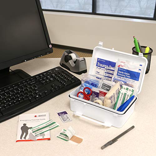 First Aid Only 6060 All-Purpose 10-Person Emergency First Aid Kit for Business, Worksite, Home, and Car, 57 Pieces