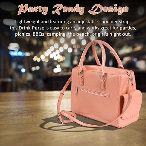 Primeware Insulated Drink Purse w/ 3L Bladder Bag | Thermal Hot and Cold Storage | Portable Drinking Dispenser for Wine, C...