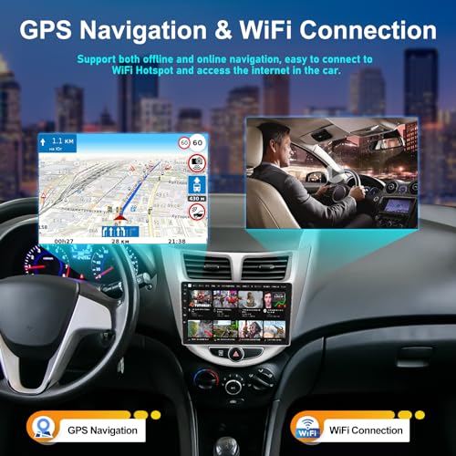 2G+64G Android 13 Car Stereo for Hyundai Accent 2012-2017 with Wireless Carplay Android Auto 9" Touchscreen Car Radio with...