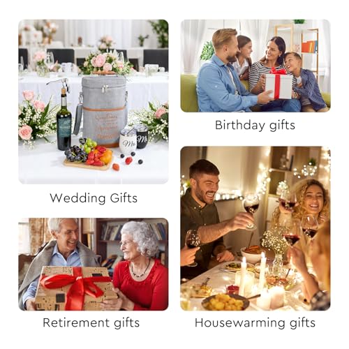 AW BRIDAL Birthday Gifts for Women Men, Drink Happy Thoughts Gift Basket for Housewarming and Beach Camping Travel, Insula...