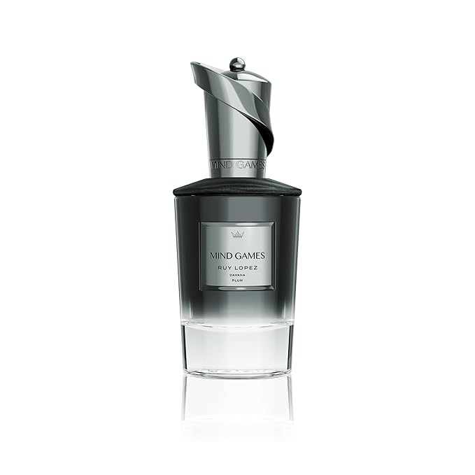 MIND GAMES Ruy Lopez - Luxury Perfume with Notes of Black Tea, Rose, Patchouli & Leather - Elegant Extrait de Parfum for Women & Men - Woody & Green Perfume - 100 mL/3.4 oz