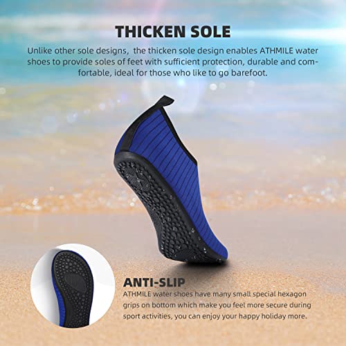 Water Shoes for Women Men Quick-Dry Aqua Socks Swim Beach Barefoot Yoga Exercise Wear Sport Accessories Pool Camping Must ...