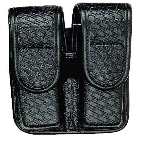 BIANCHI 22083: Double Mag Pouch Bsk Blk-Sz 4 Hidden,Black
