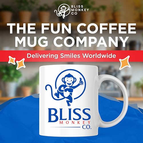 Bliss Monkey Co. Camperlife Coffee Mug - Messy Bun Camper Graphic - Retro Camping 11 Ounce Cup - Printed On Both Sides - P...