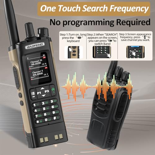 Baofeng DM32 DMR Radio 10W Ham Radio Handheld Rechargeable Walkie Talkies Long Range DM32UV Two Way Radio NOAA Weather Rad...
