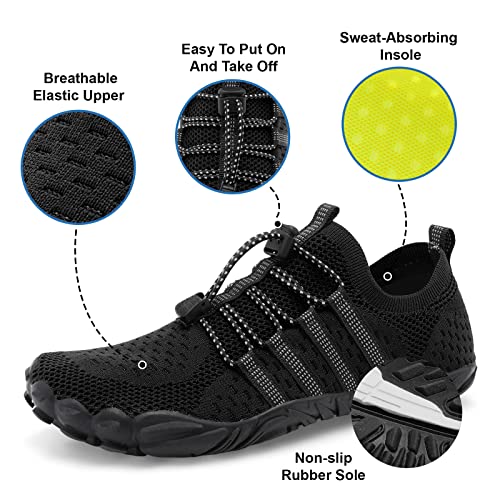 XIHALOOK Athletic Hiking Water Shoes Womens Mens Quick Dry Barefoot for Beach Walking Kayaking Surfing Training