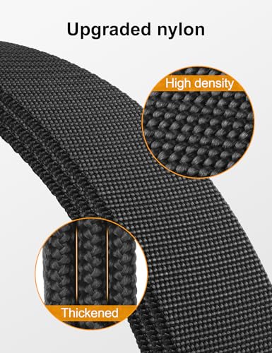 JUKMO Stretch Tactical Belt for Men, Military Work Rigger Hiking 1.5" Elastic Nylon Web Ratchet Quick Release Belt