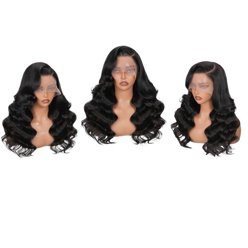 ZCORGDHAIR Body Wave Lace Front Wigs 13x6 Lace Wig Human Hair Hd Lace Front Wig Human Hair Wigs Body Wave Frontal Wig Baby Hair Natural Hairline Natural Black（26in