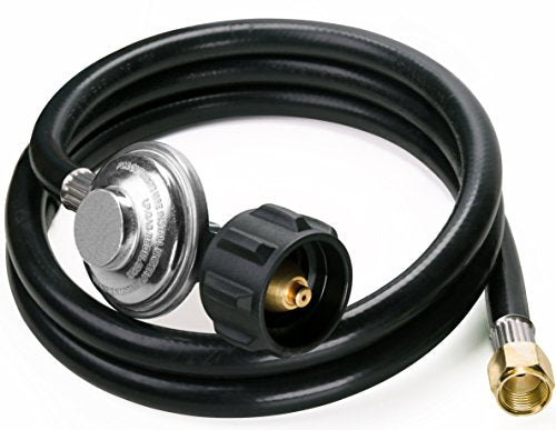 DOZYANT 5 Feet Universal QCC1 Low Pressure Propane Regulator Grill Replacement with 5 FT Hose for Most LP Gas Grill, Heate...