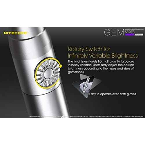 NITECORE GEM8 Professional Gemstone Identification Light 500 Lumens