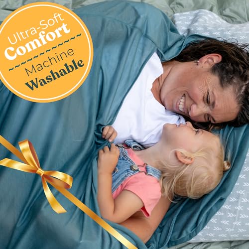 Sleeping Bag Liner for Hot or Cold Weather Camping, Ultra-Soft, Washable 86x35" , Lightweight & Anti-Static Polyester Kni...