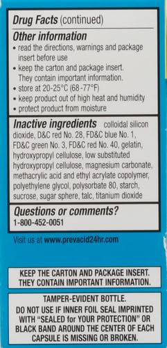 Prevacid 24HR Lansoprazole Capsules, 15 mg Acid Reducer, Delayed-Release PPI for Frequent Heartburn Relief, 42 Count