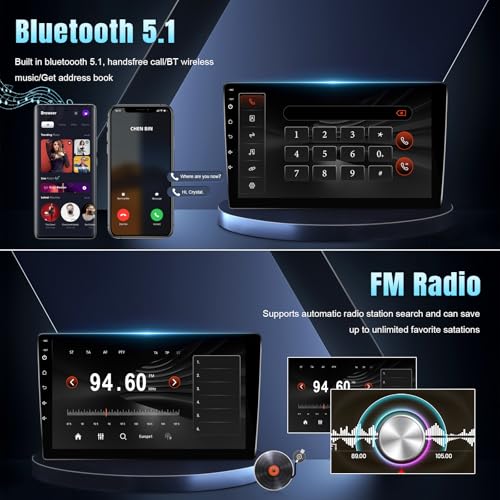 Leadfan Car Stereo Radio for (JBL Version) Toyota Prius 2010 2011 2012 2013 2014 2015 Upgrade, 9'' Screen, Support Carpla...