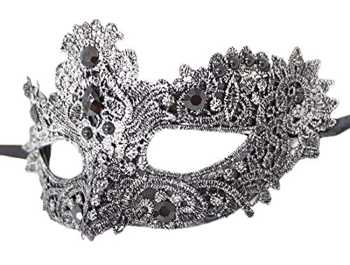 Coolwife Masquerade Mask Vintage Phantom Of The Opera One Eyed Half Face Costume