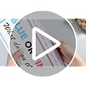 Beeveer 12pcs Baby Shower Photo Booth Props Set Gender Reveal Photo Booth Kit Decorations, Waterproof Multi Color Double S...