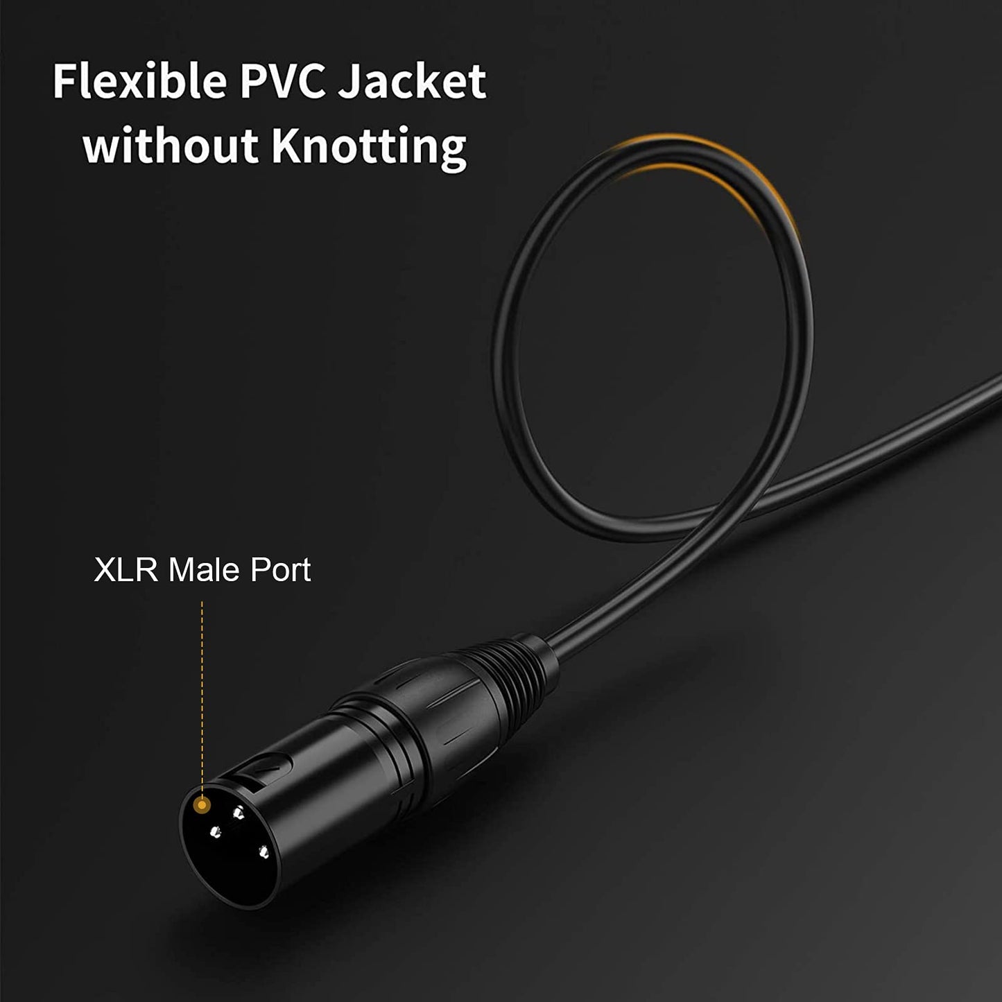 Cablecreation 3.5Mm To Xlr, 3 Feet 3.5Mm (1/8 Inch) Trs Stereo Male To Xlr Male Cable Compatible With Iphone, Ipod, Tablet,Lapto