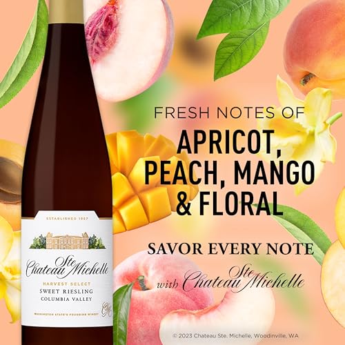 Chateau Ste. Michelle Harvest Select Riesling, White Wine, 750 mL Bottle