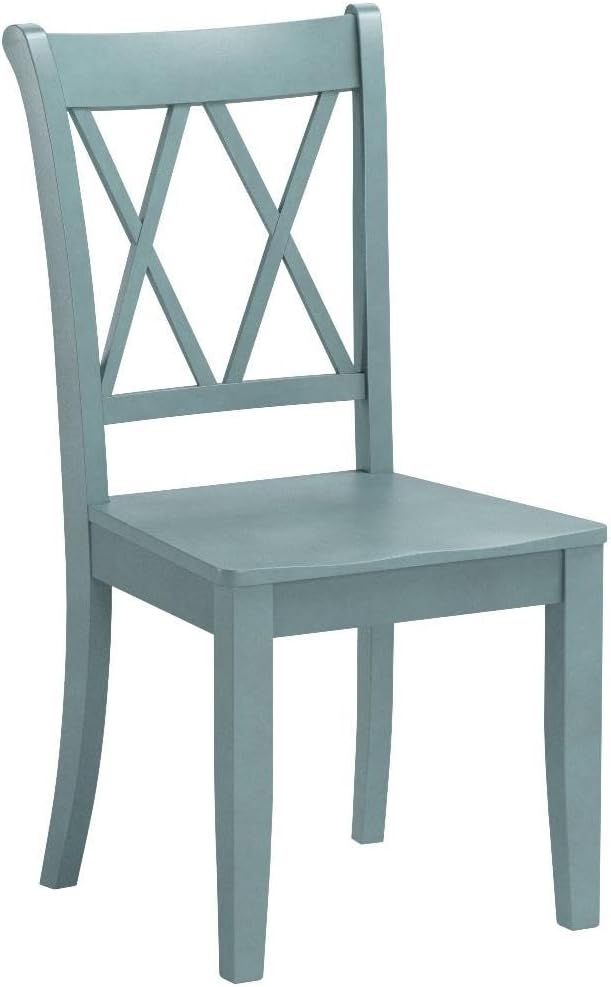 Giantex Set of 2 Dining Chairs, Rubber Wood Dining Room Chair, Farmhouse Dining Side Chairs, Max Load 400 Lbs, Wooden Kitchen Chairs for Home Kitchen, Dining Room