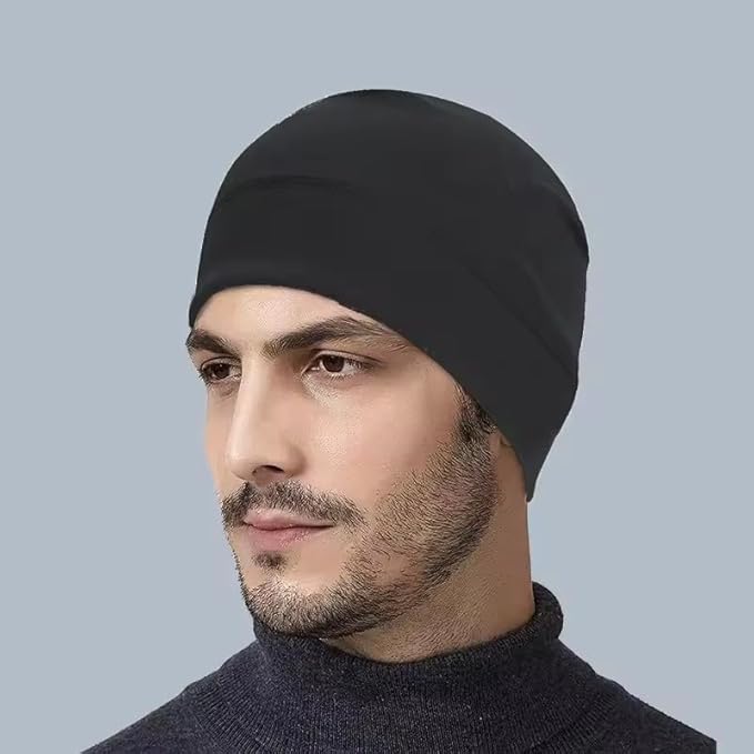 Winter Warm Cycling Hat Thermal Windproof Fleece Keep Warm Skull Cap Cold Proof Outdoor Sports Hiking Running Ski Beanie Cap