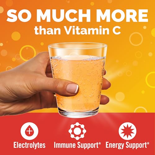 Emergen-C Citrus-Ginger Fizzy Drink Mix, Turmeric and Ginger, Immune Support, Natural Flavors with High Potency Vitamin C,...
