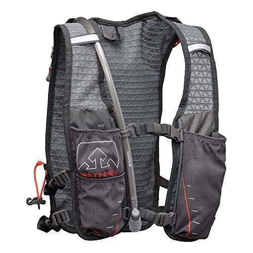 Nathan TrailMix 7L Running Vest for Men & Women, EXPANDED Sizing, 7 Liters, Hydration Vest w/ 2L Bladder Hydration Pack, Water Backpack for Hiking, Running, Walking, Marathon, Race