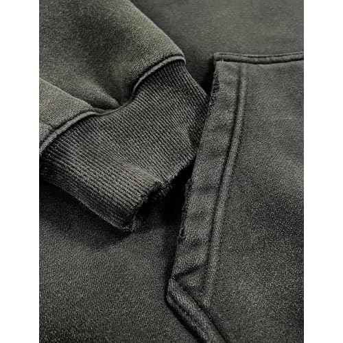 Aelfric Eden Fleece Washed Boxy Pullover Hoodie Womens Mens Vintage Acid Wash Y2k Oversized Casual Streetwear Sweatshirts