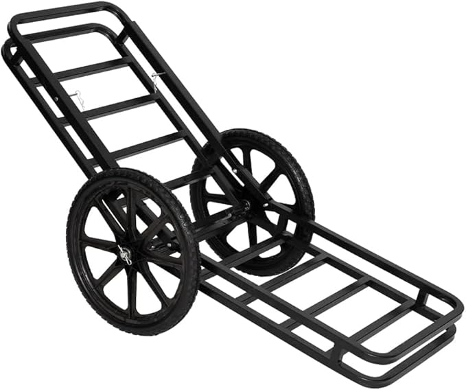 Yeeoy Deer Cart, 500 LBS Capacity Folding Game Cart with Big Wheels, Heavy Duty Steel Game Hauler Hunting Gear Accessorie...