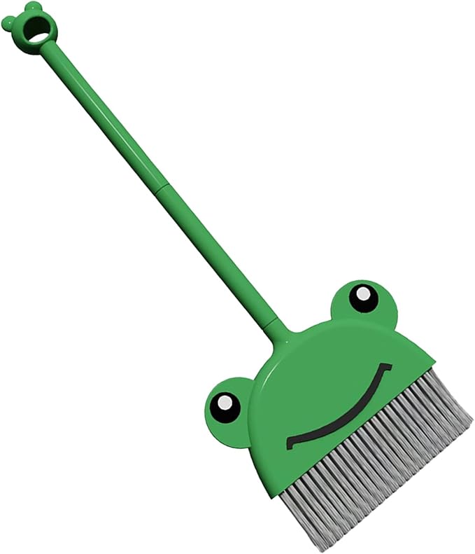 CCYLEZ Kids Exquisite Animal Broom Dustpan Set Easy Storage Cultivating Cleaning Habits for Play Toy [Living Room, Kindergarten] Sturdy PET
