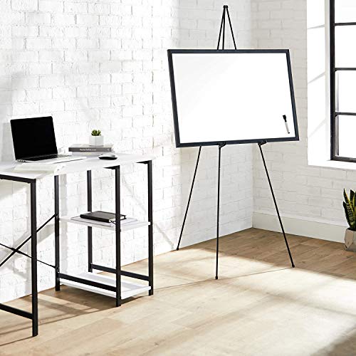 Mutualsign 6 Packs Easel Stand for Display Easels for Signs Black Easel Floor Tripod Standing Poster Easel, Lightweight Me...