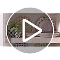 MACKENZIE-CHILDS Wine Cooler, Champagne and Wine Bucket, Ice Bucket, Pink-and-White Rosy Check