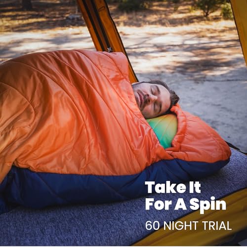 Rumpl Wrap Sack 20-Degree Sleeping Bag for Adaptable 3-Season Comfort