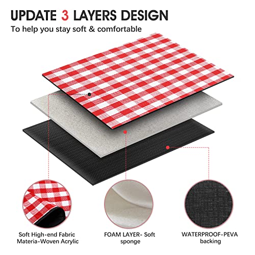 RealPero Extra Large Picnic Blanket Waterproof Camping Mat Rug with PU Carrier Soft Lightweight Portable Outdoor Mat for T...