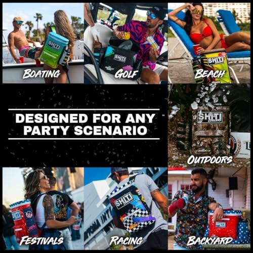 SHITI Coolers Cooler for Camping, Travel, Beach, Soft Lunch Box for Food, Drinks & Ice, Portable, Waterproof 24 Hr Insulat...