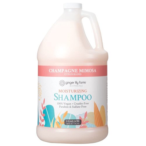 Ginger Lily Farms Botanicals Body Wash + Shampoo + Conditioner Bundle, Champagne Mimosa