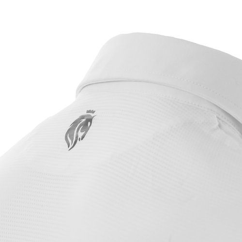 Equinavia Haakon Mens Equestrian Short Sleeved Breathable Show Shirt - White - XL
