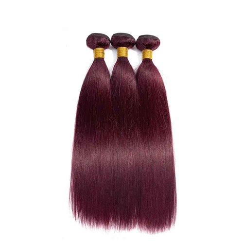 Giginger Brazilian Human Hair Bundles Burgundy 99J Straight Human Hair Bundles 18 20 22 inch Wine Red Unprocessed Virgin Quick Weave Hair for Black Women