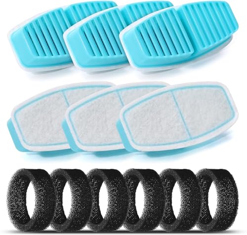 Cat Water Fountain Filters : BEMOONY Pet Water Fountain Replacement Filter - 12 Packs of Cat Fountain Filters (6 Carbon Fi...