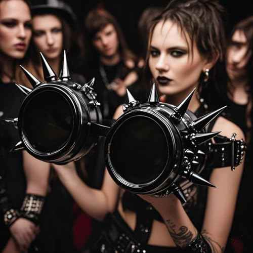 Vintage Steampunk Goggles Glasses with Rivet for Men Women Halloween DIY Gothic Cosplay Costume Punk Style Eyewear