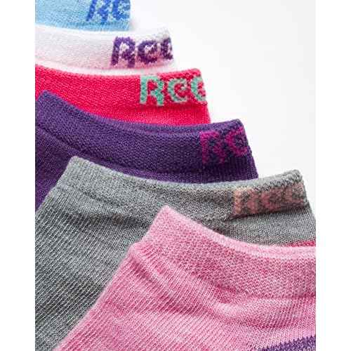 Reebok Girls' Lightweight Comfort Athletic Low Cut Socks (6 Pack)