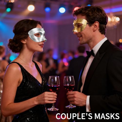 CNYMANY Women's Sexy Flexible Lace Masks Eye-mask for Ball Party Venetian Masquerade Costume