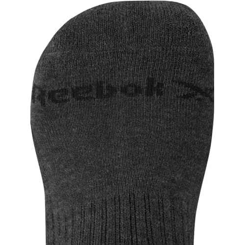 Reebok Mens Athletic Crew Socks - 5 Pack Moisture Wicking Cushioned Athletic Socks for Men with Reinforced Seams (6-12.5)