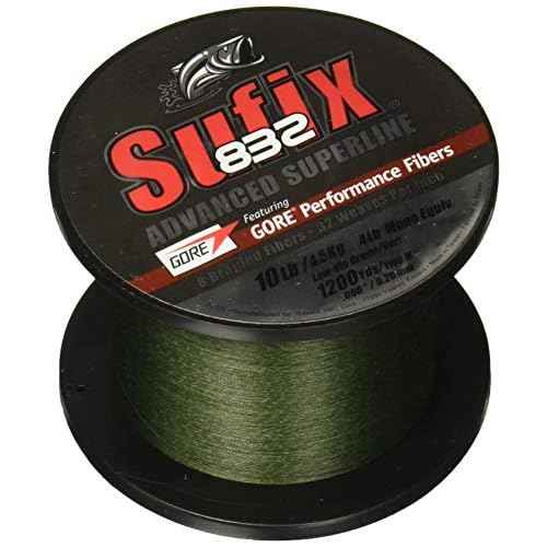 Sufix 832 Braid Line-1200 Yards (Green, 30-Pound)