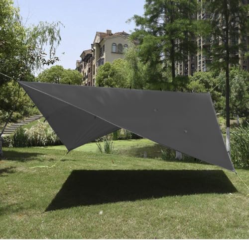 Gold Armour Premium 12ft x 12ft Waterproof Ultralight Camping Shelter Canopy, Must Have Camping Accessories, Gray
