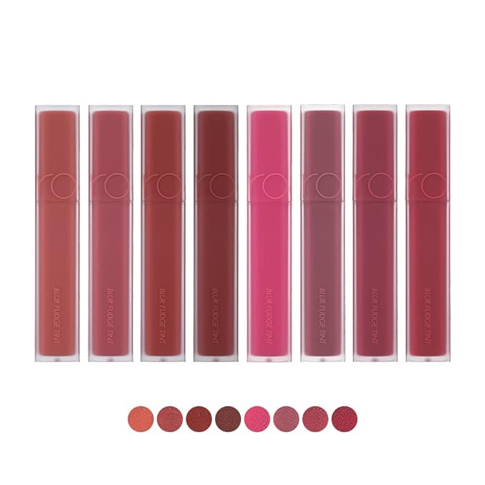 rom&nd BLUR FUDGE TINT 06 Mauvish - Velvety Matte Lip Stain for Smooth, Long-Lasting K-Beauty Color