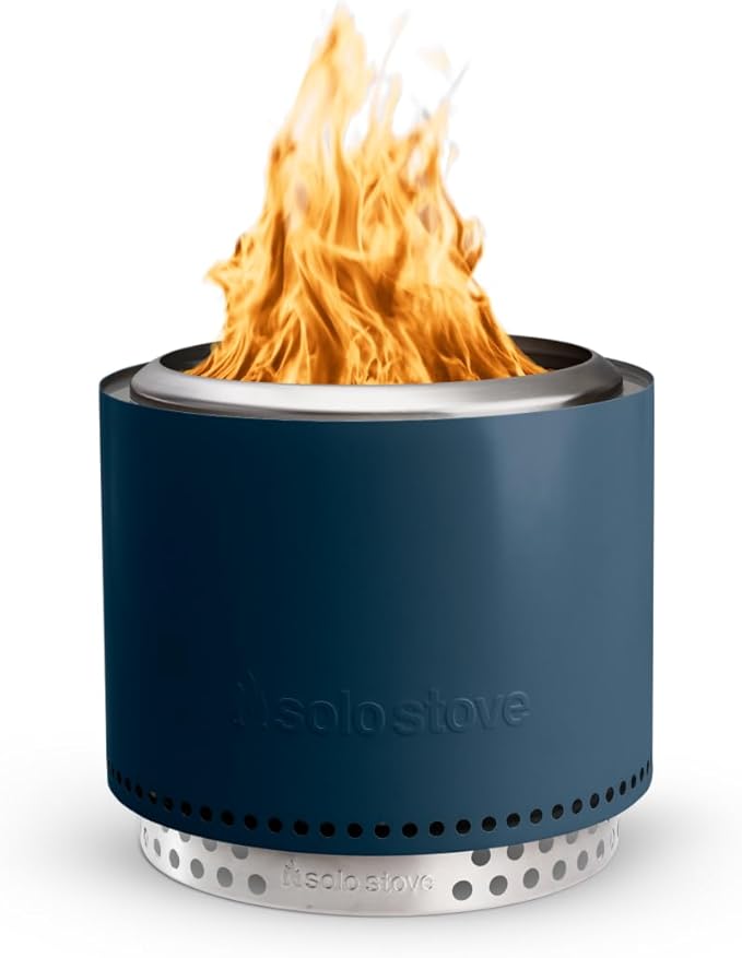 Solo Stove Bonfire with Stand | 19.5" Smokeless Fire Pit, Removable Ash Pan | Portable Stainless Steel Wood Burning Outdoo...