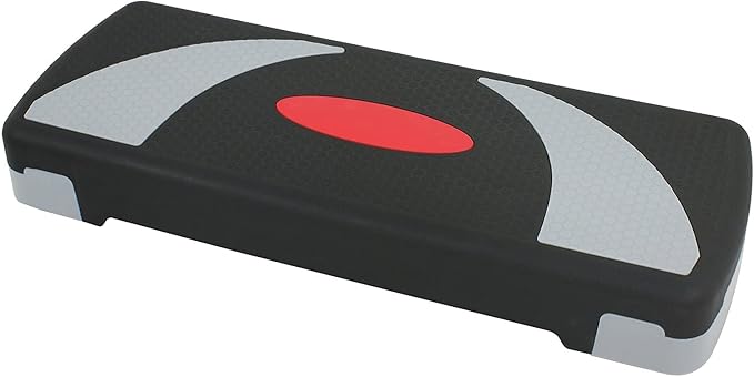ZENY 31’’ Aerobic Step Platform, Adjustable Exercise Workout Stepper with Stable Risers, Stand Up Steppers for Exercise at Home, Fitness Equipment for Home Gym