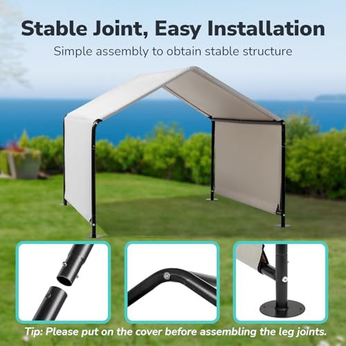 Big Dog Tent,Dog Shade Shelter Outdoor, Extra Large Dog House Outside,Waterproof Weatherproof Doghouse Canopy with Ground ...