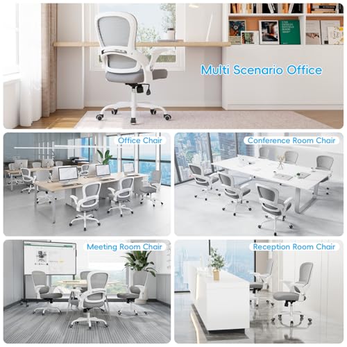 TRALT Ergonomic Office Chair - Comfy Desk Chair with Back Support, Home Office Desk Chairs, Computer Chair, 330lbs Wide Se...